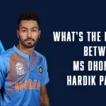 What’s the difference between MS Dhoni and Hardik Pandya?