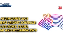 Asian Games 2023 Women’s Cricket Schedule: Live Score, Teams, Format and Streaming info Asian Games 2023 Women's Cricket Schedule