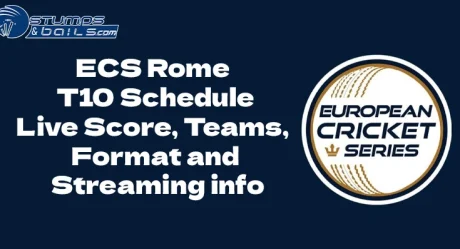 ECS Rome T10 Schedule: Live Score, Teams, Format and Streaming info