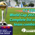 ICC ODI World Cup 2023 Squads: Complete list of players, team combination 