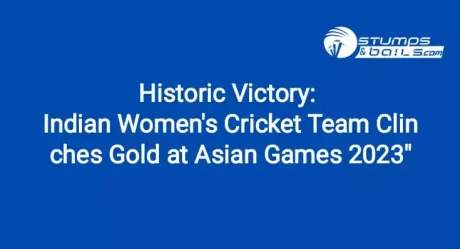 Historic Victory: Team India Clinches Gold Medal at Asian Games 2023