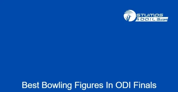Magical spells in ODI finals