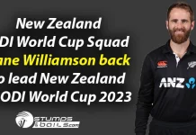 New Zealand ODI World Cup Squad: Kane Williamson back to lead New Zealand in ODI World Cup 2023 New Zealand ODI World Cup Squad