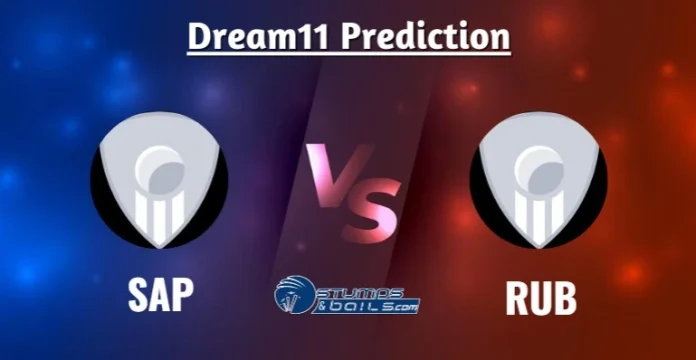 SAP vs RUB dream 11 prediction