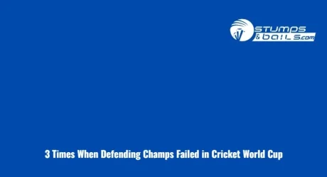 3 Times When Defending Champs Failed In World Cup