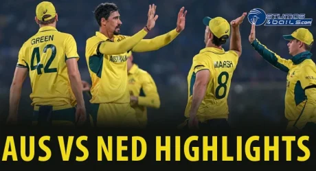 AUS vs NED Highlights: Warner-Maxwell Rides Centuries , Australia booked a massive win.
