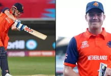 Bas de Leede Shines with Four Crucial Wickets in Netherlands’ World Cup Opener Bas de Leede four wickets