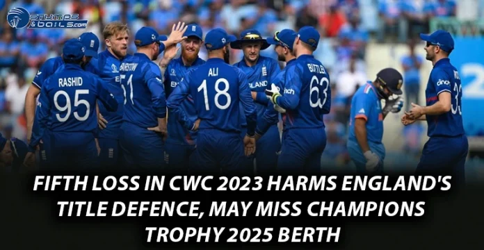 England's Qualification Scenario for Champions Trophy 2025
