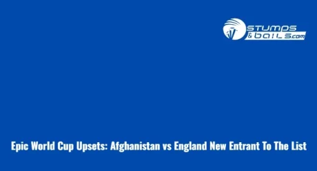 Epic World Cup Upsets: Afghanistan vs England New Entrant To The List