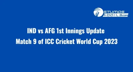 Afghanistan fight back hard after losing three early wickets: India need 273 runs to win