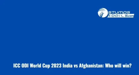 ICC ODI World Cup 2023 India vs Afghanistan: Who will win?