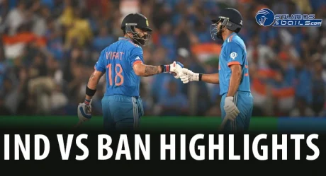 IND vs BAN Highlights: Virat Kohli’s unbeaten 103 helps India stroll to 7-wicket win over Bangladesh