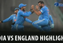 India Vs England Highlights :Rohit and Shami’s Excellence as India outclass Defending champions in style IND vs ENG Highlights