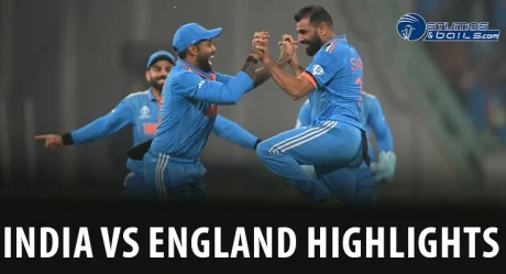 India Vs England Highlights :Rohit and Shami’s Excellence as India outclass Defending champions in style