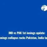 IND vs PAK 1st innings update: Mid-innings collapse rocks Pakistan, India to chase 192  