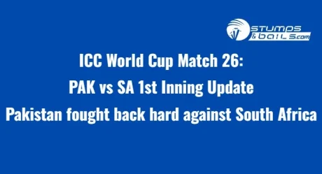 Pakistan fought back hard to post a decent 270 against South Africa