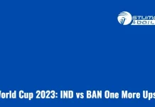 World Cup 2023: IND vs BAN One More Upset? World Cup 2023 IND vs BAN One More Upset