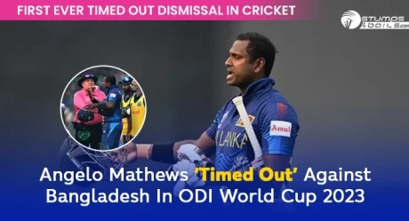 Angelo Mathews becomes first player to be timed out in cricket history
