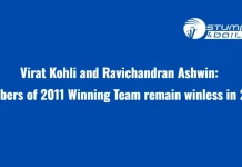 Virat Kohli and Ravichandran Ashwin: Members of 2011 Winning Team remain winless in 2023 Kohli & Ashwin in World Cup