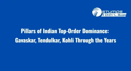 Pillars of Indian Top-Order Dominance: Gavaskar, Tendulkar, Kohli Through the Years