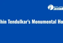 Sachin Tendulkar’s Monumental Honor Sachin Tendulkar Statue