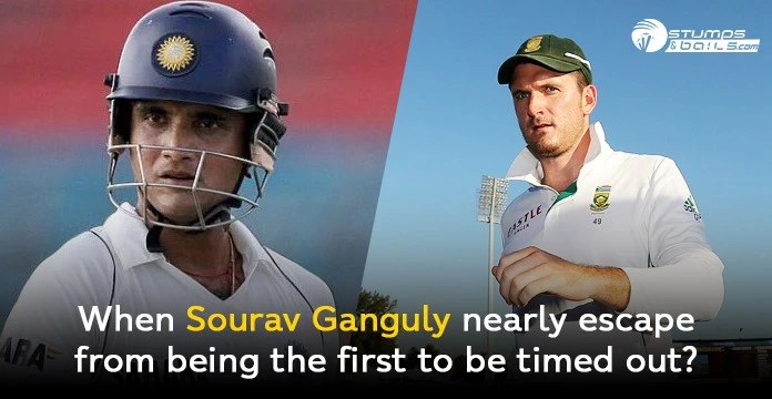 Sourav Ganguly Time Out