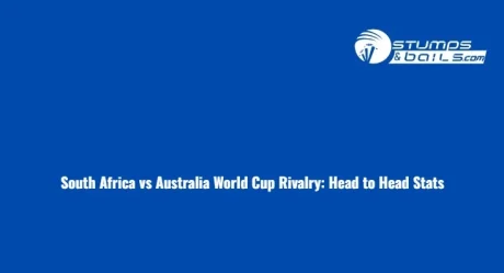 South Africa vs Australia World Cup Rivalry: Head to Head Stats