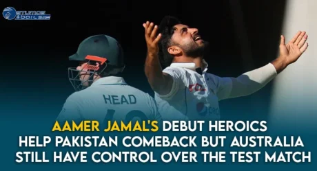 Aamer Jamal’s Debut Heroics Help Pakistan Comeback but Australia still have control over the test match