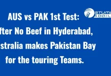 AUS vs PAK 1st Test: After No Beef in Hyderabad, Australia makes Pakistan Bay for the touring Teams. AUS vs PAK Alcohol free zone