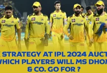 CSK Strategy At IPL 2024 Auction