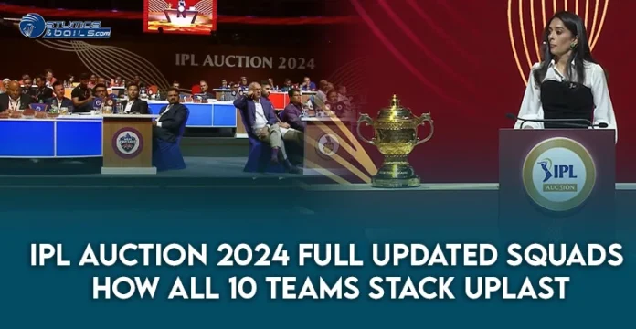 IPL auction 2024 full updated squads
