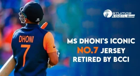 MS Dhoni’s Iconic No.7 Jersey Retired by BCCI