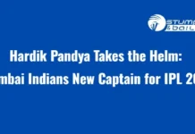 Mumbai Indians New Captain for IPL 2024
