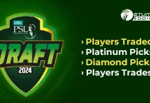 Pakistan Premier League 2024 Draft Results: Players Traded, Platinum Picks, Diamond Picks, Players Trades Pakistan Premier League 2024 Draft Results