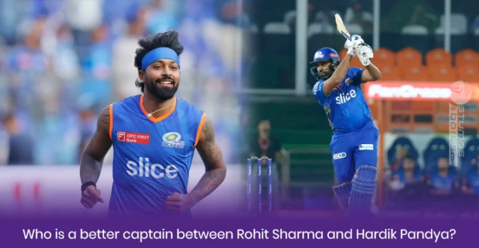 Who is better captain Rohit or Hardik?