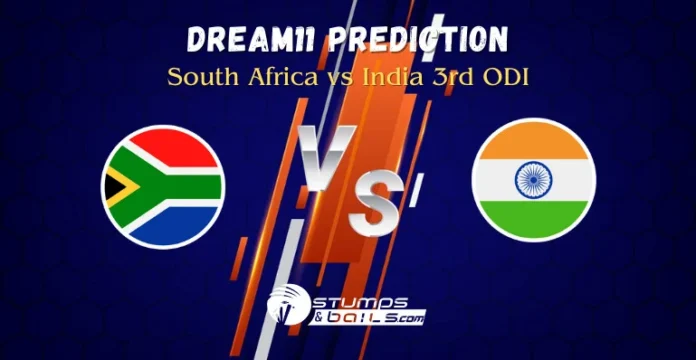 SA vs IND Dream11 Prediction 3rd ODI
