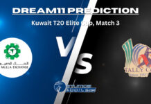 AEC vs TYR Dream11 Prediction, Kuwait T20 Elite Cup 2024, Match 3, Small League Must Picks, Fantasy Tips, AEC vs TYR Dream 11 AEC vs TYR Dream11 Prediction Today