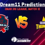 AZA vs QUT Dream11 Prediction: Oman D10 League 2024 Match 12, Small League Must Picks, Pitch Report, Injury Updates, Fantasy Tips, AZA vs QUT Dream 11