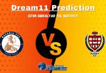 BAV vs RGC Dream11 Prediction: Bavaria vs Rugby CC Match Preview, Injury Report, Playing 11, Injury Report, 9th Match of ECSN Gibraltar T10 Between Bavaria vs Rugby CC BAV vs RGC Dream11 Prediction