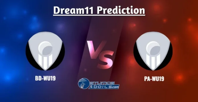 BD-WU19 vs PA-WU19 Dream11 Prediction