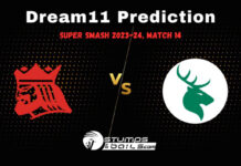 CTB vs CS Dream11 Prediction: Super Smash Match 14 Fantasy Cricket Tips, Playing 11, Hagley Oval Pitch Report, CTB vs CS Prediction CTB vs CS Dream11 Prediction Today