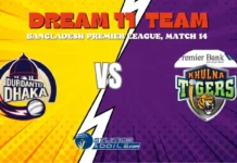 DD vs KHT Dream11 Prediction: Bangladesh Premier League Match 14, Fantasy Cricket Tips, DD vs KHT Match Prediction DD vs KHT Dream11 Prediction