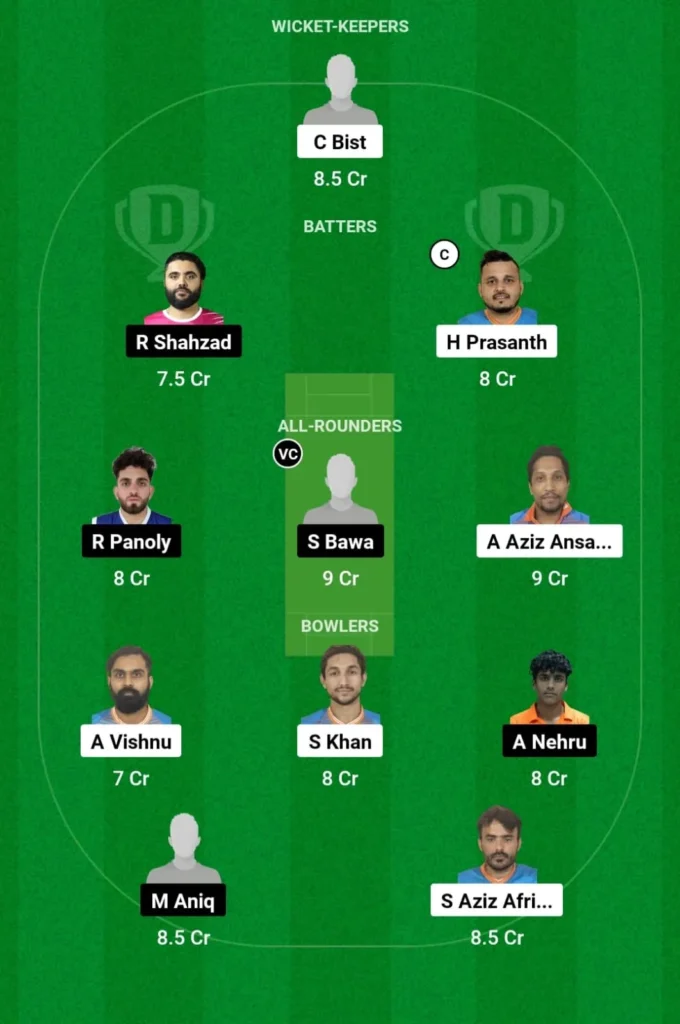 DDD vs DCS Dream11 Prediction