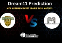 DDD vs MEM Dream11 Prediction, Dubai Dare Devils vs Mid-East Metals Match Preview, Playing 11, Pitch Report, Injury Report, Match 5 ICCA Arabian Cricket League 2024 DDD vs MEM Dream11 Prediction