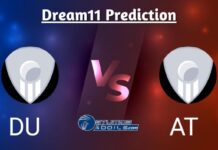 DU vs AT Dream11 Prediction, NCC Kolkata T20 2024, Match 8, Small League Must Picks, Pitch Report, Injury Updates, Fantasy Tips, DU vs AT Dream 11 DU vs AT Dream11 Prediction