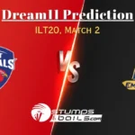 DUB vs EMI Dream11 Prediction Match 2, Fantasy Cricket Tips, Pitch Report, Injury and Updates, International League T20 2024    