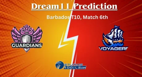 GUA vs VOY Dream11 Prediction: Barbados T10 Match 12, Small League Must Picks, Pitch Report, Injury Updates, Fantasy Tips, GUA vs VOY Dream 11