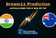 IN-W vs AU-W Dream11 Prediction Team Today: Australia women tour of India 3rd T20I Playing 11, Pitch Report, Weather Update, India women vs Australia women Fantasy Team IN-W vs AU-W Dream11 Today Prediction