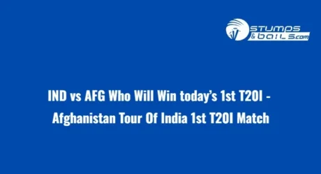 IND vs AFG Who Will Win today’s 1st T20I – Afghanistan Tour Of India 1st T20I Match