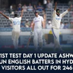 IND vs ENG 1st Test Day 1 Update: Ashwin, Jadeja, Axar stun English batters in Hyderabad, Visitors all out for 246